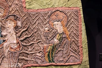 Virgo inter Virgines - Embroidered chasuble cross made in the late 15th century in Central Germany, Domschatz Fritzlar Inv. Nr. 704071
