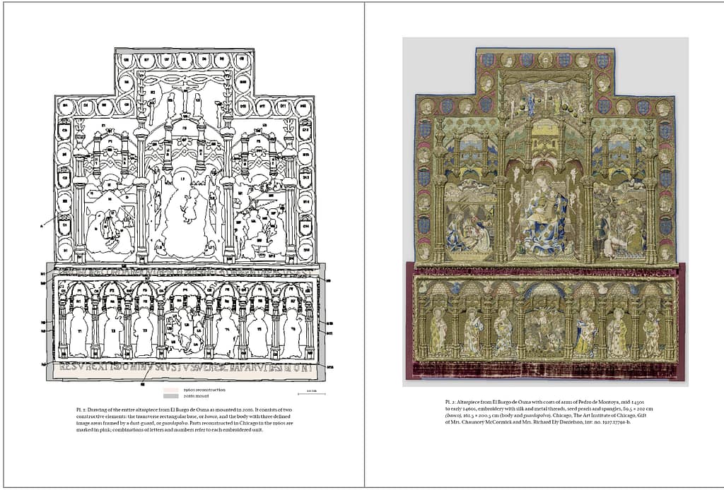 Book review - detailed plan of the altar piece
