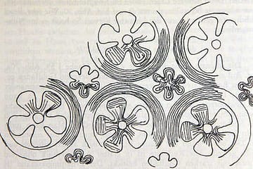 Villach-Judendorf - embroidery pattern reconstructed from the archaeological finds