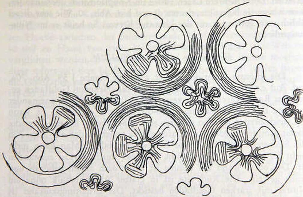 Villach-Judendorf - embroidery pattern reconstructed from the archaeological finds