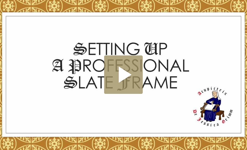 Video Screen for a slate frame tutorial