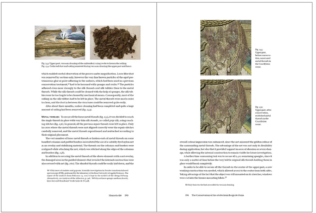Book review - typical spread from the book with text and pictures
