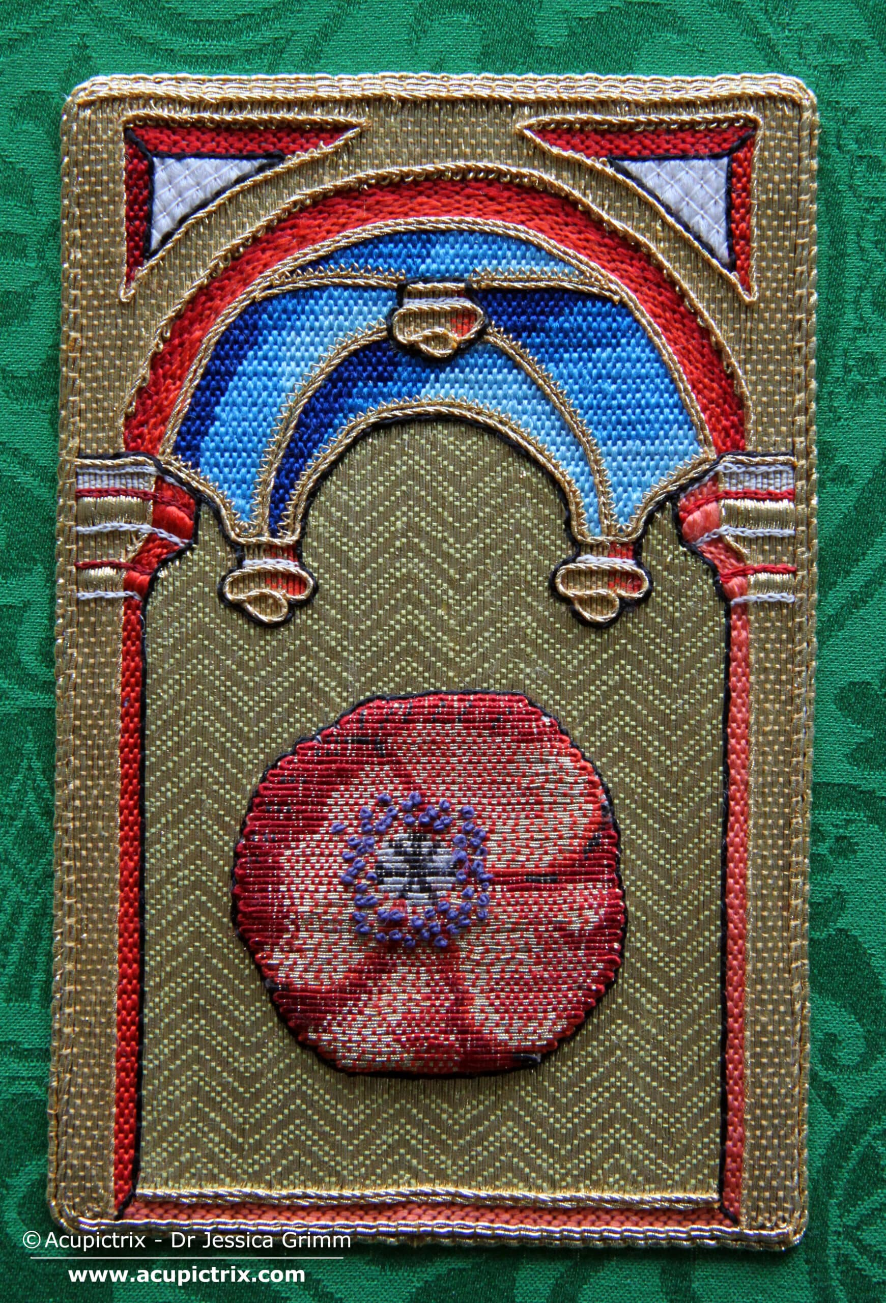 Gothic Poppy – a medieval goldwork orphrey from the Low Countries