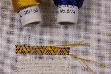 Embroidery tutorial sample