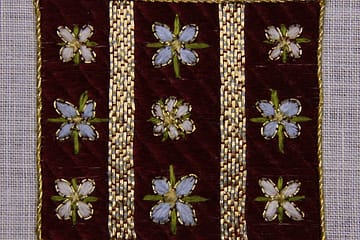 Goldwork embroidery Tutorial - Fancy Floral Blanket