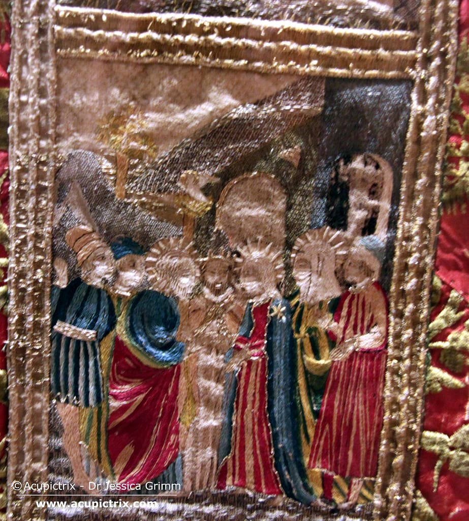 Medieval Embroidery - chasuble, Victoria & Albert Museum, 329-1908.